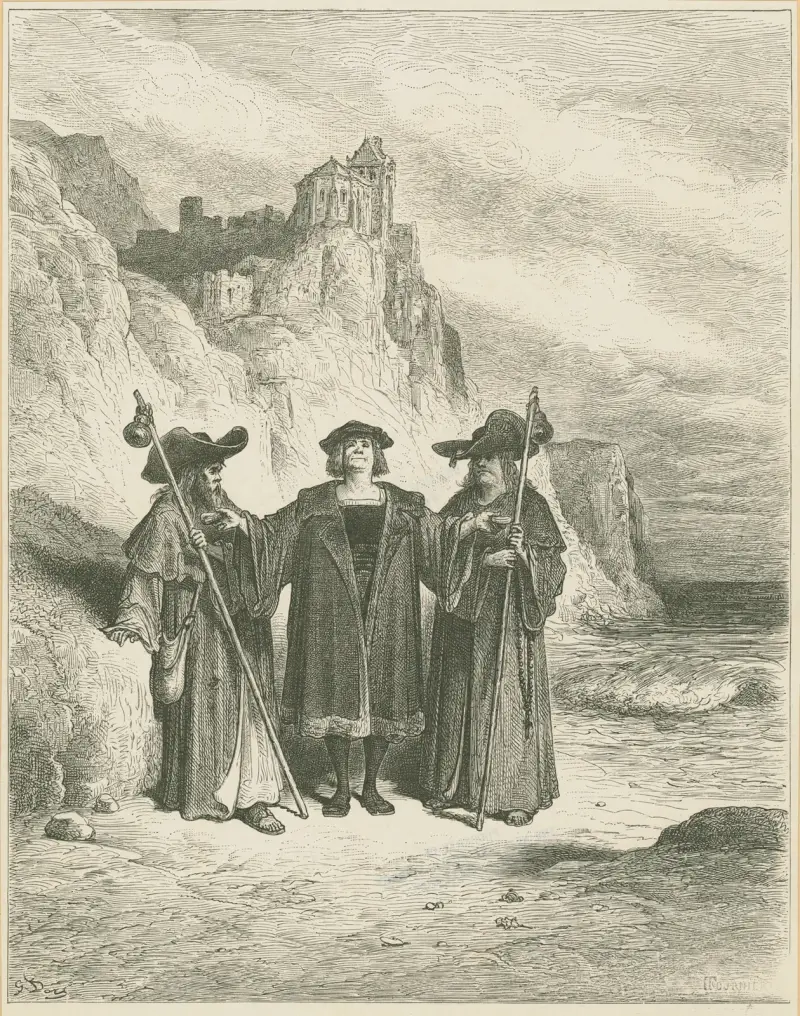 Ostronet och parterna av Gustave Doré