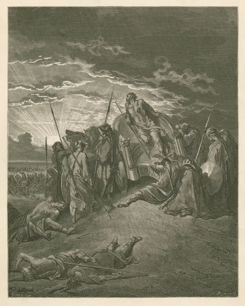 Ahabs död av Gustave Doré