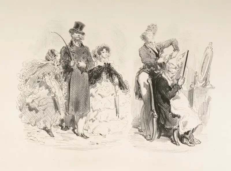 Rovfågel – Merlan av Gustave Doré