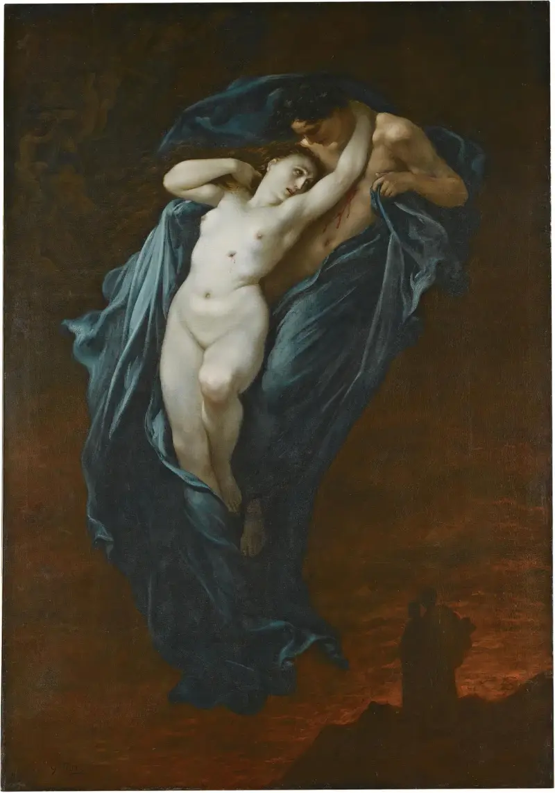 Paolo och Francesca da Rimini av Gustave Doré
