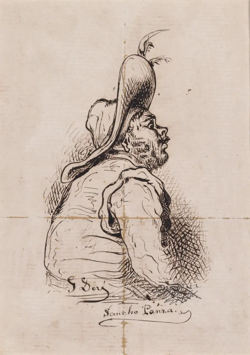 Sancho Panza von Gustave Doré