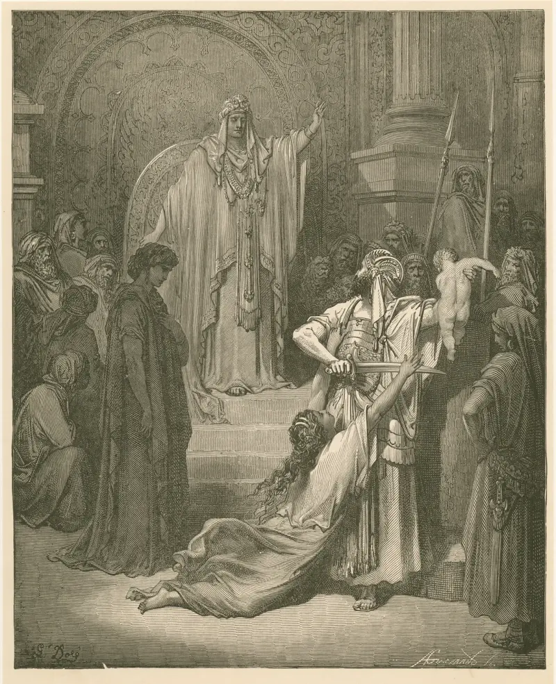 Salomos dom av Gustave Doré