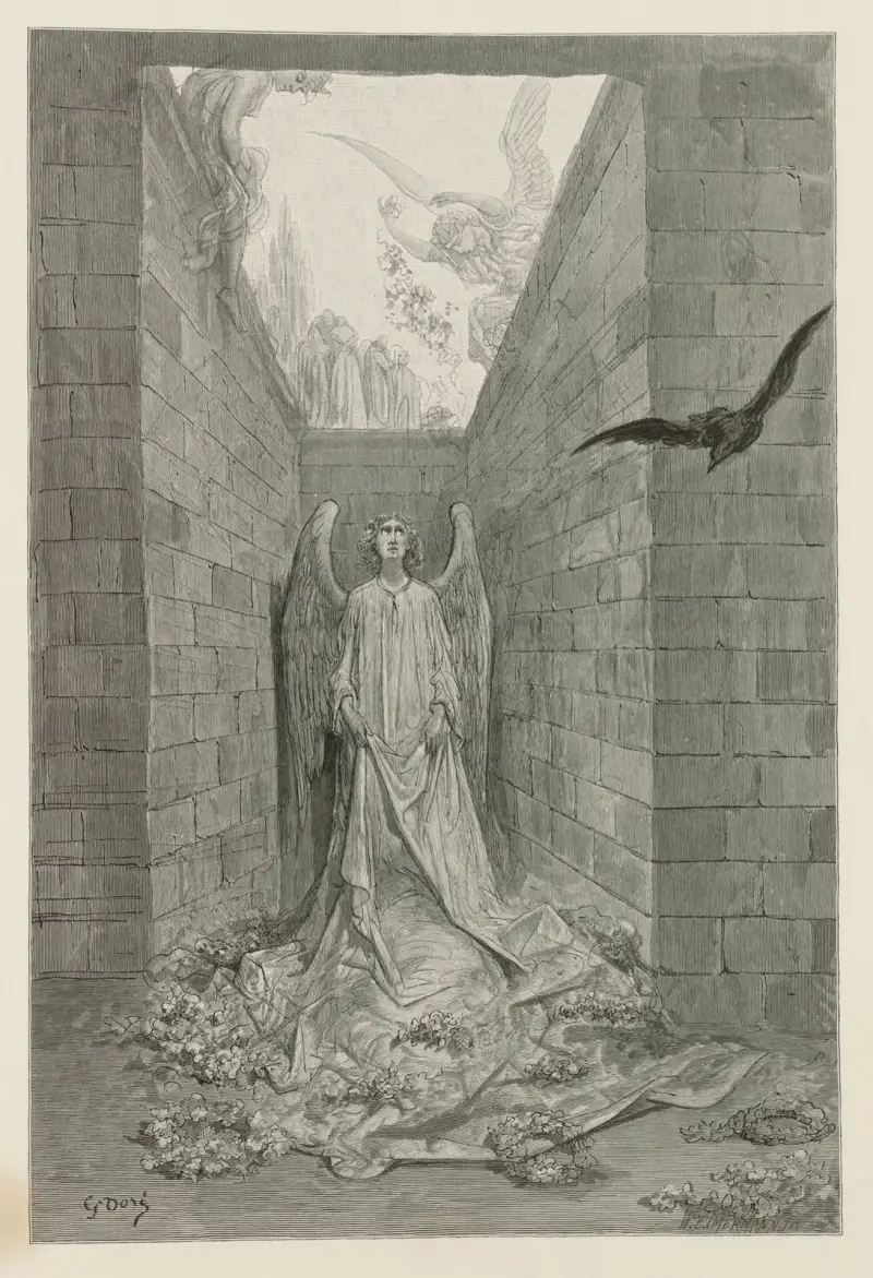 Der Rabe Pl. 06 von Gustave Doré