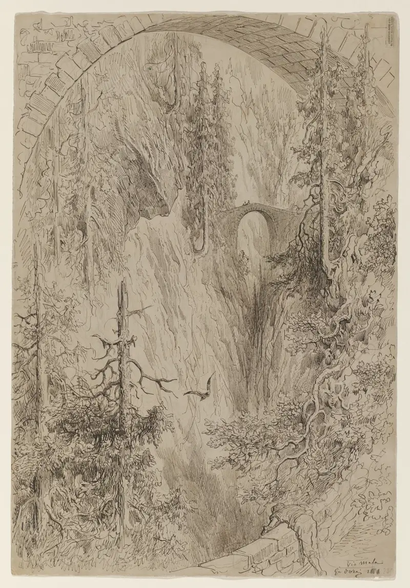 Via Mala av Gustave Doré