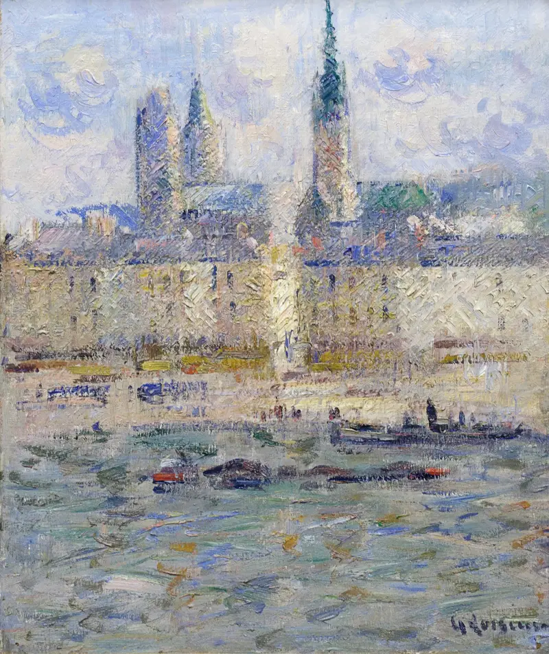 Rouens katedral av Gustave Loiseau