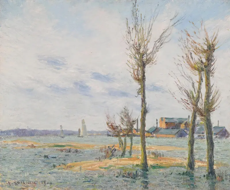 Loire vid Trentemouet av Gustave Loiseau
