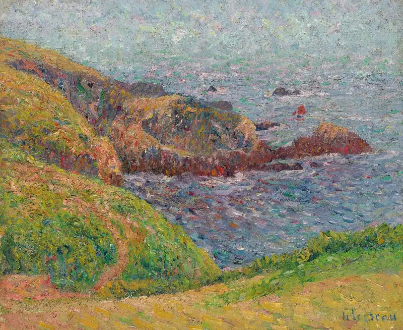 Le Bras De Mer av Gustave Loiseau