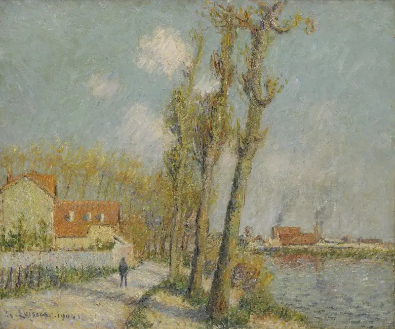 L'Oise vid Pontoise av Gustave Loiseau