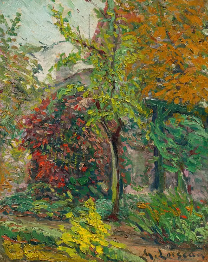 Hus på landet av Gustave Loiseau