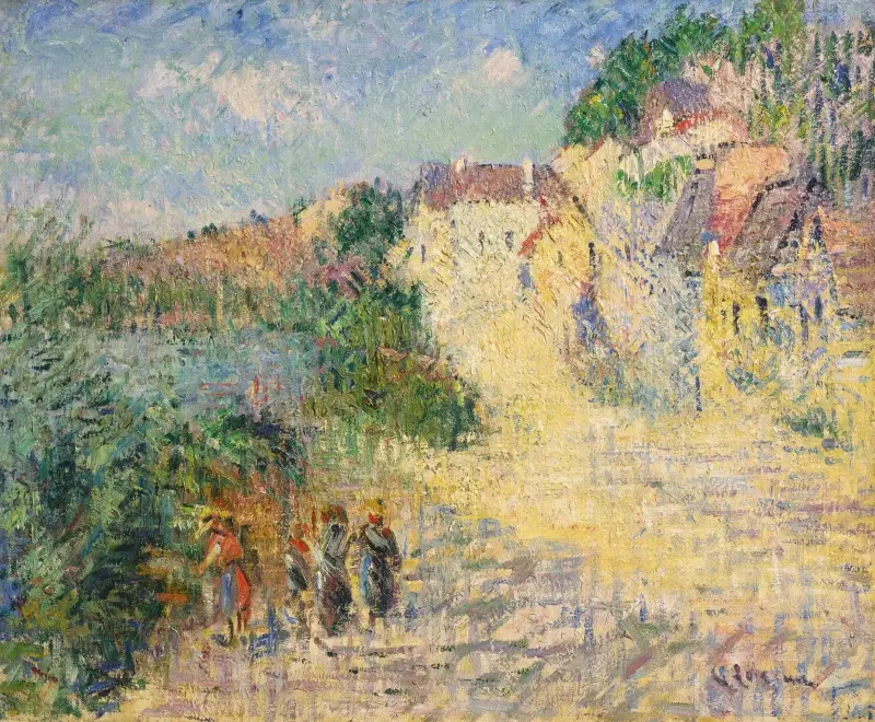 Landskap från Dordogne av Gustave Loiseau