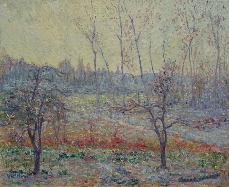 Paysage givré de la Brume av Gustave Loiseau