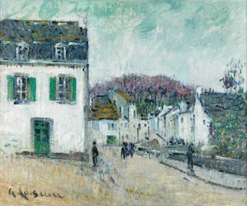 Rue à Pont-Aven av Gustave Loiseau
