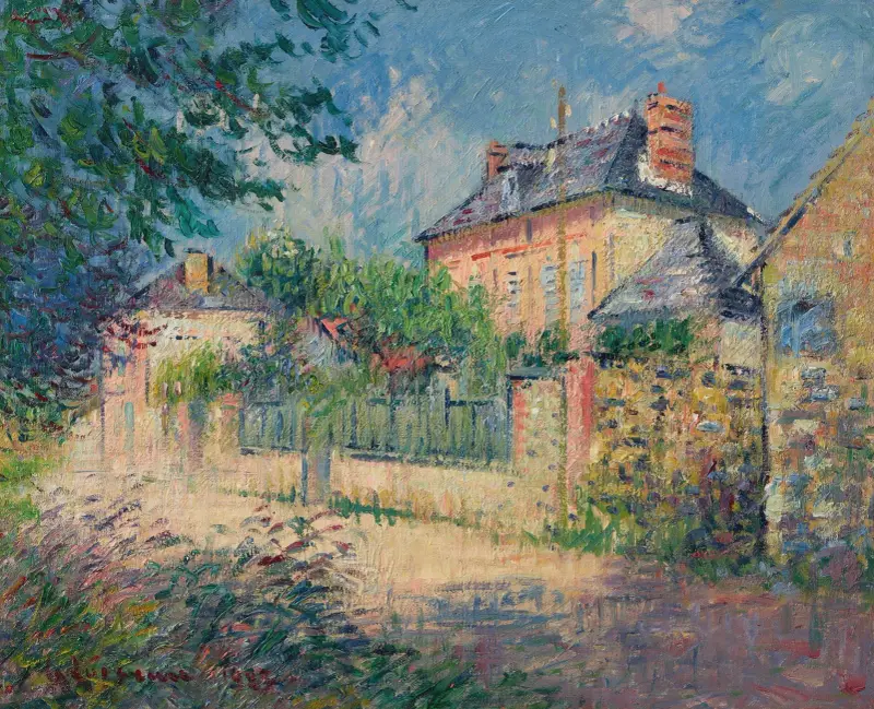 Byns gata av Gustave Loiseau