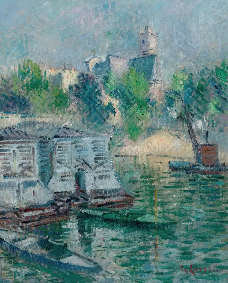 Saint-Gervais, Paris av Gustave Loiseau