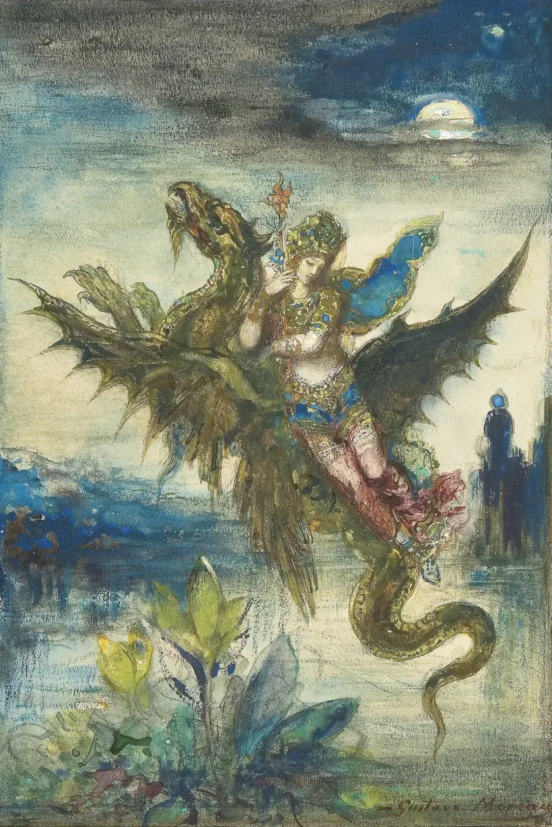 Dream Of The Orient av Gustave Moreau