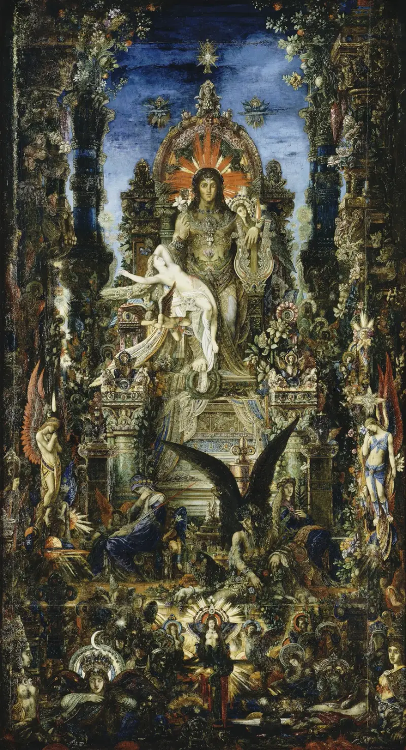 Jupiter a Semelé, Gustave Moreau
