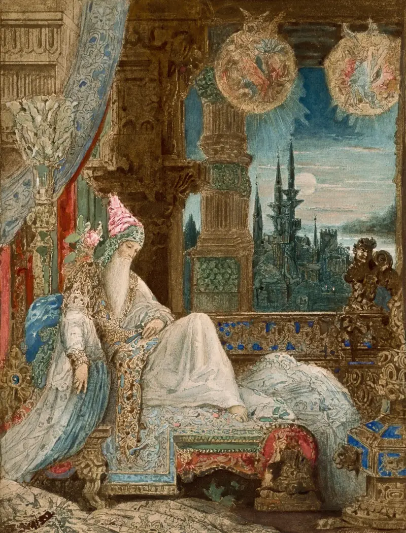 En invånare i Moguls dröm av Gustave Moreau