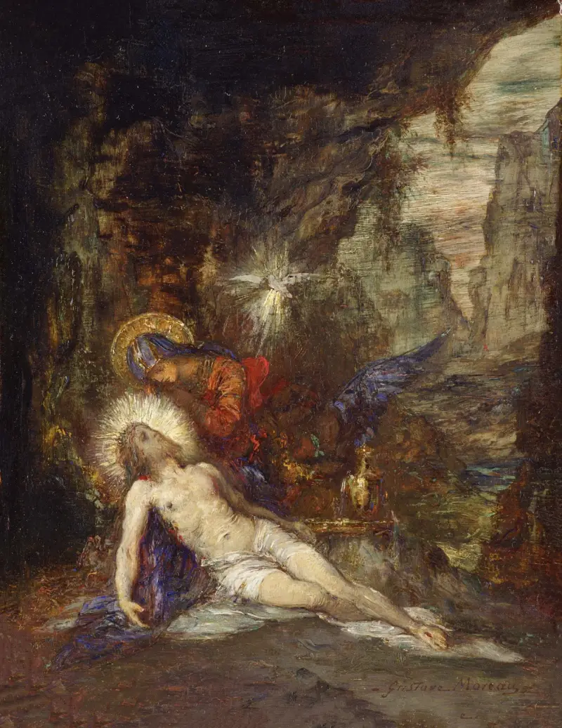 Pietà, Gustave Moreau