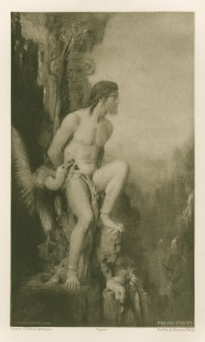 Prométhée, Gustave Moreau