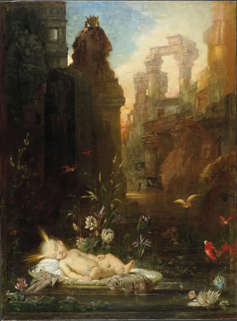 Der junge Moses von Gustave Moreau
