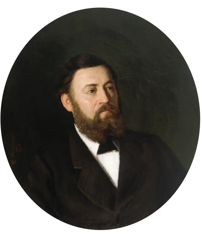 Porträtt av en man av Gustave Vanaise