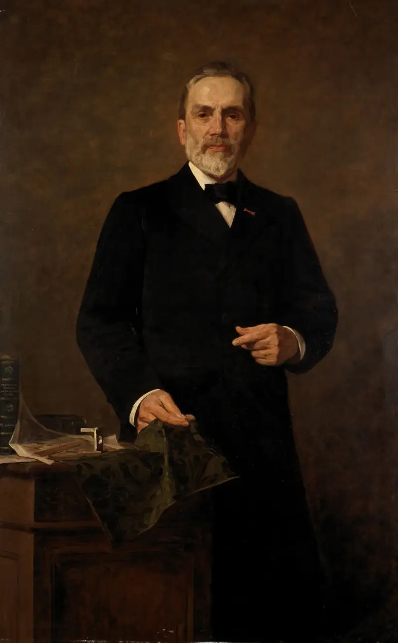 Portrait of François Hannet av Gustave Vanaise