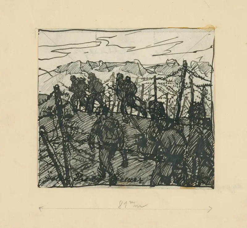 Assault on the Italians av Elemír Halász-Hradil