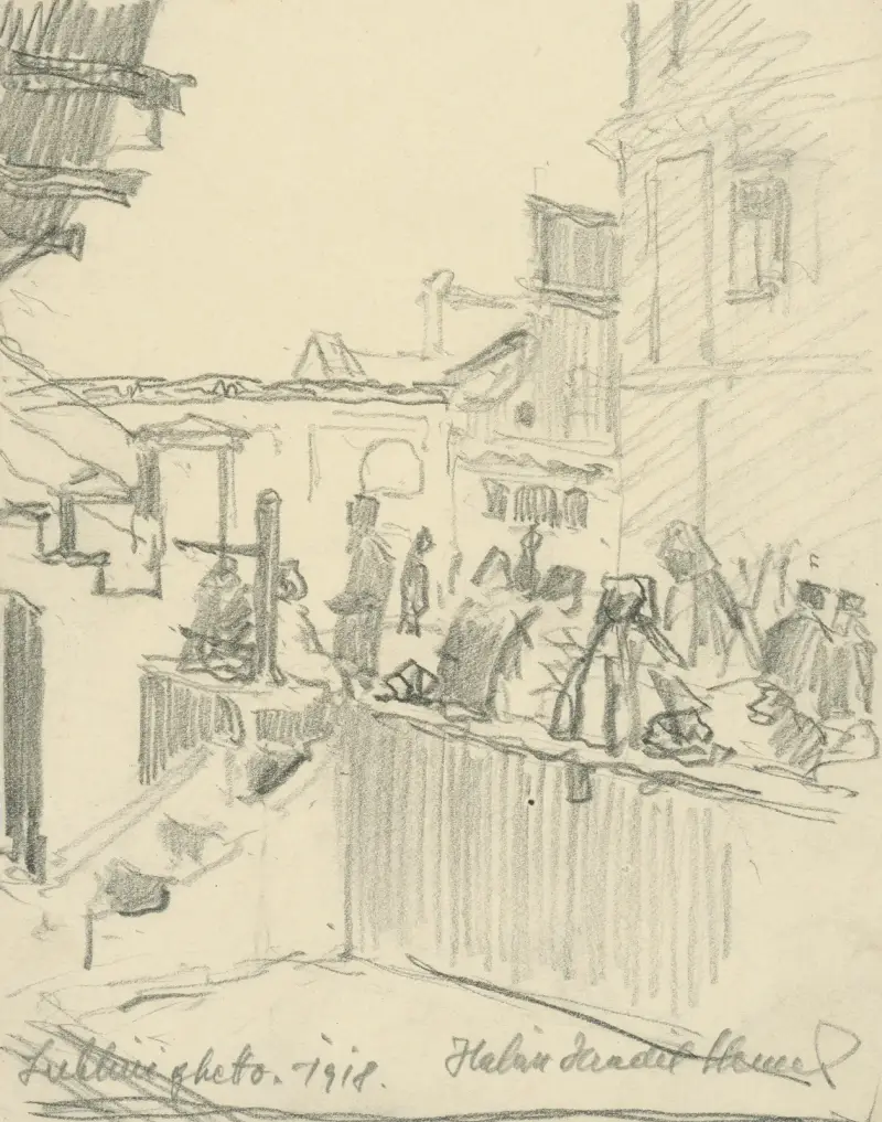 Lublin Ghetto av Elemír Halász-Hradil