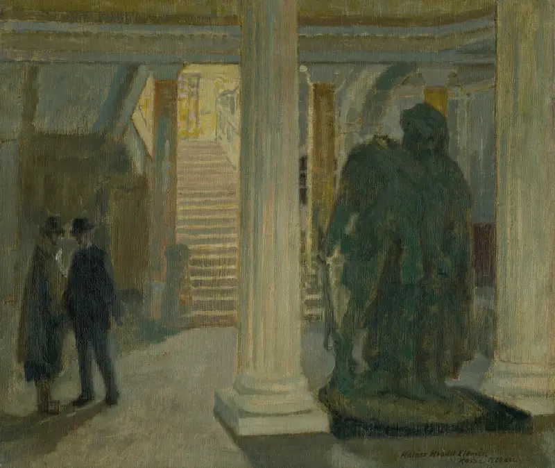 The vestibule of the Košice Museum av Elemír Halász-Hradil