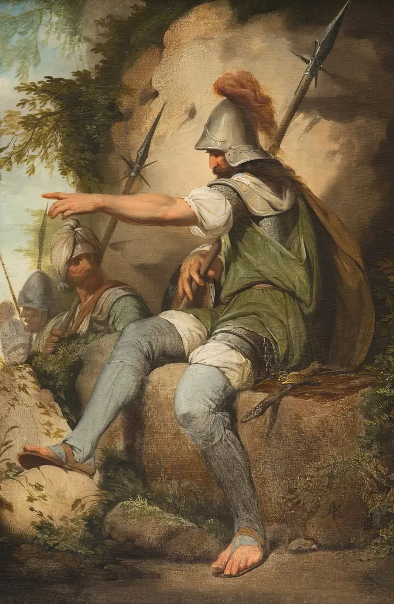 Bandit som intar sin post av John Hamilton Mortimer