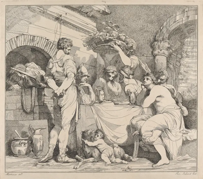 Banditti Regaling von John Hamilton Mortimer