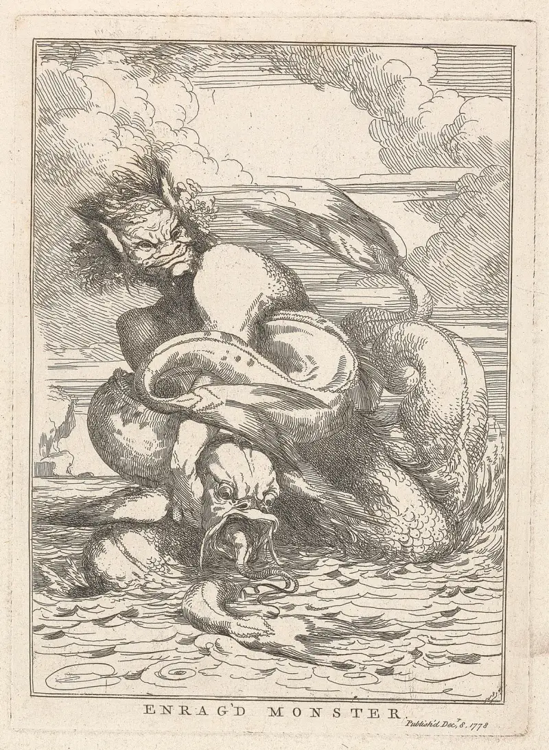 Enraged Monster av John Hamilton Mortimer
