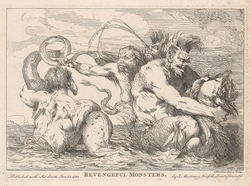 Hämndlystna monster av John Hamilton Mortimer