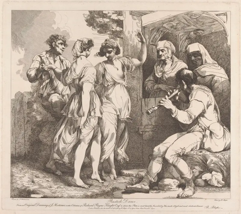 Venkovský tanec, John Hamilton Mortimer