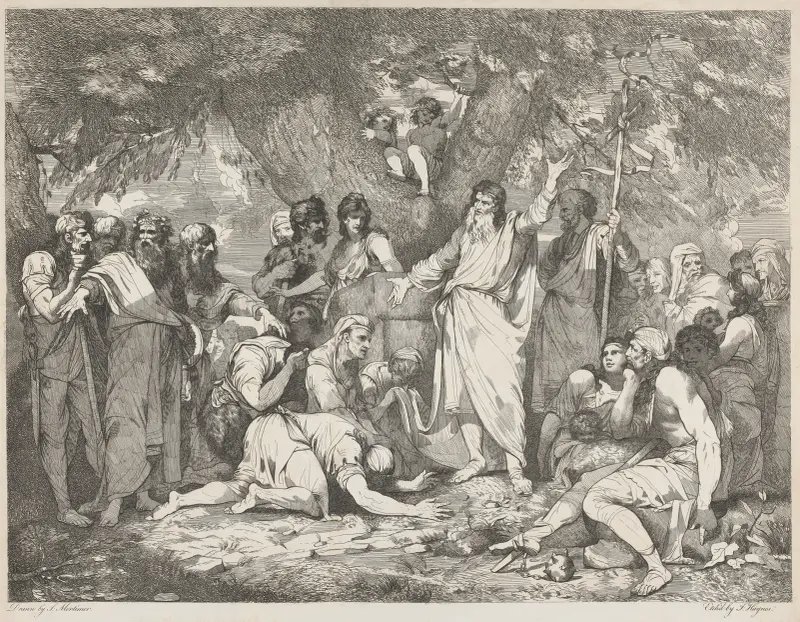 Sankt Paulus predikar för britterna av John Hamilton Mortimer
