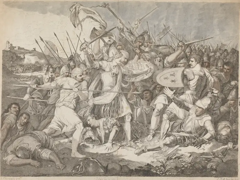 Slaget vid Agincourt 2 av John Hamilton Mortimer