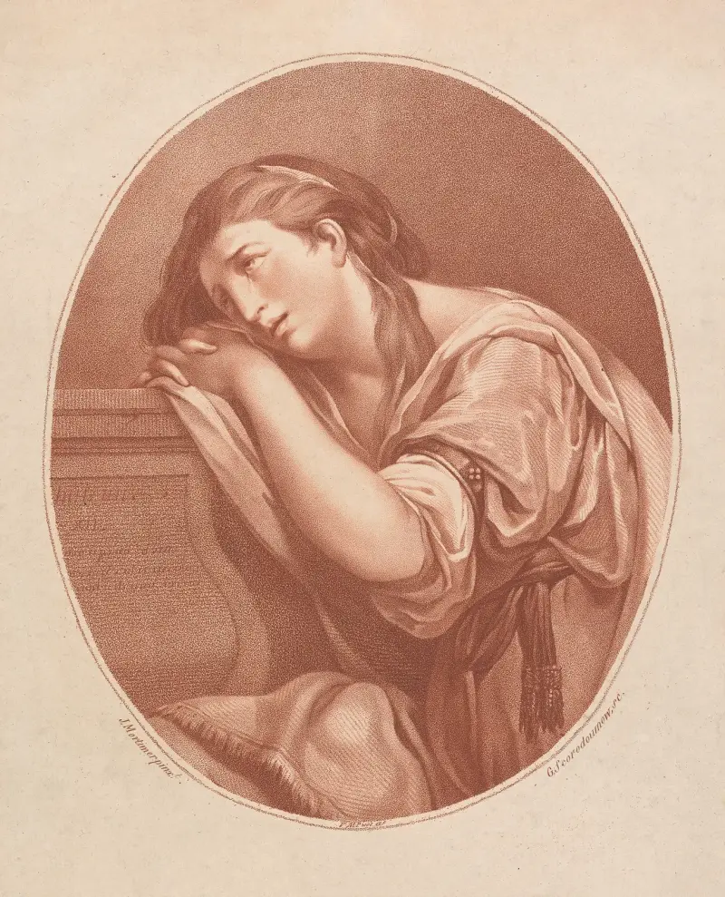Den efesiska matronan av John Hamilton Mortimer