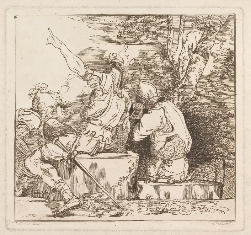 Drei Soldaten von John Hamilton Mortimer