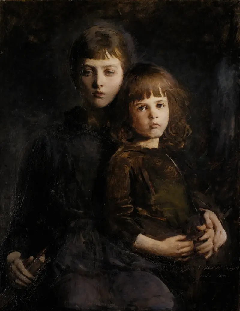 Brother and Sister (Mary and Gerald Thayer) av Abbott Handerson Thayer