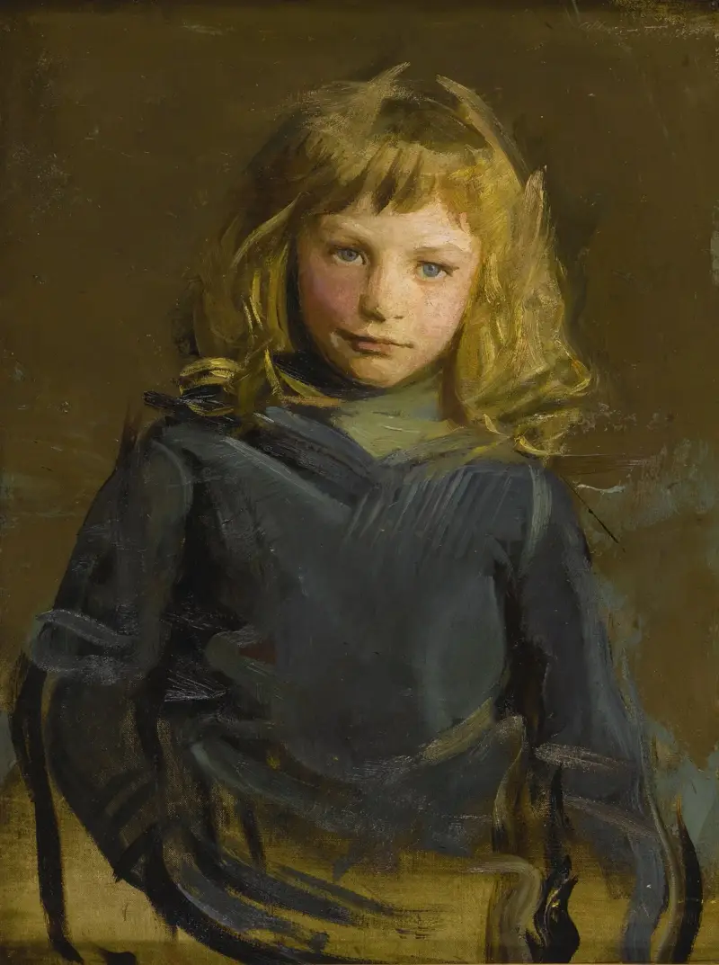 Studie för 'Harry Whiting, konstnärens systerson' av Abbott Handerson Thayer