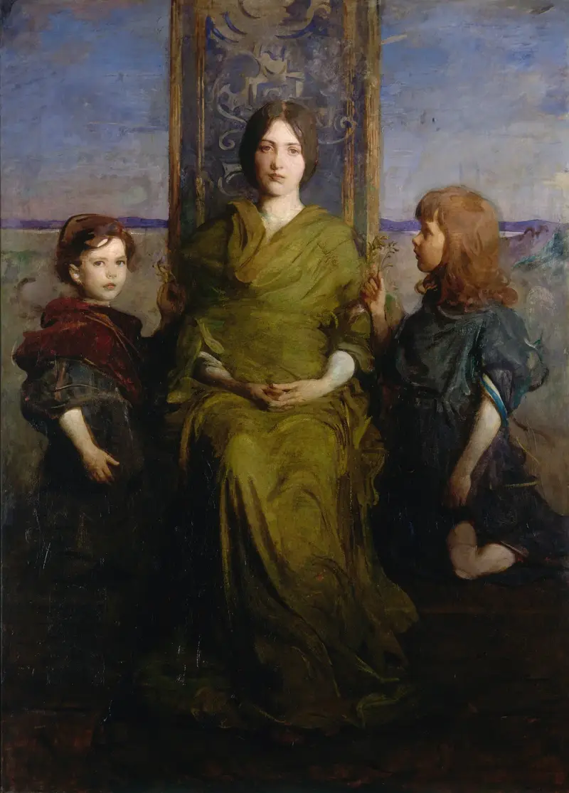 Madona na trůně, Abbott Handerson Thayer
