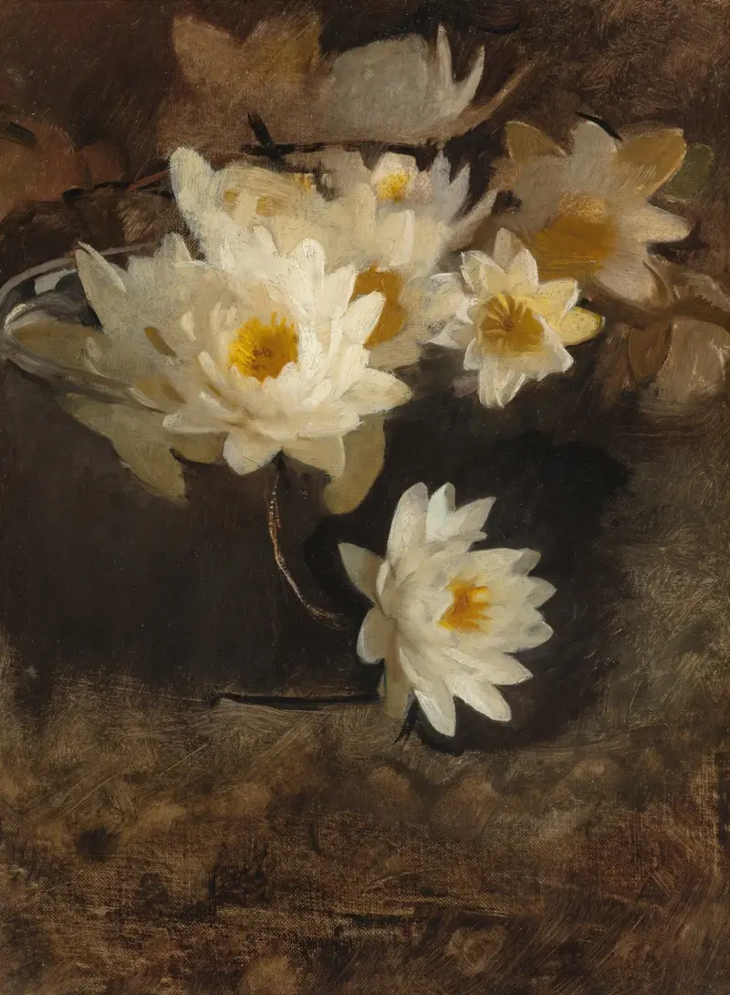 Seerosen von Abbott Handerson Thayer