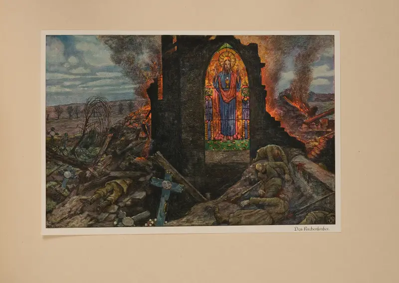 Kostelní okno, Hans Baluschek