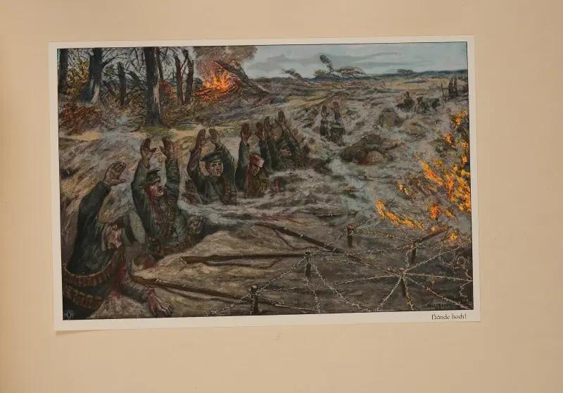 Ruce vzhůru, Hans Baluschek