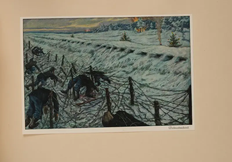Weihnachtsabend von Hans Baluschek
