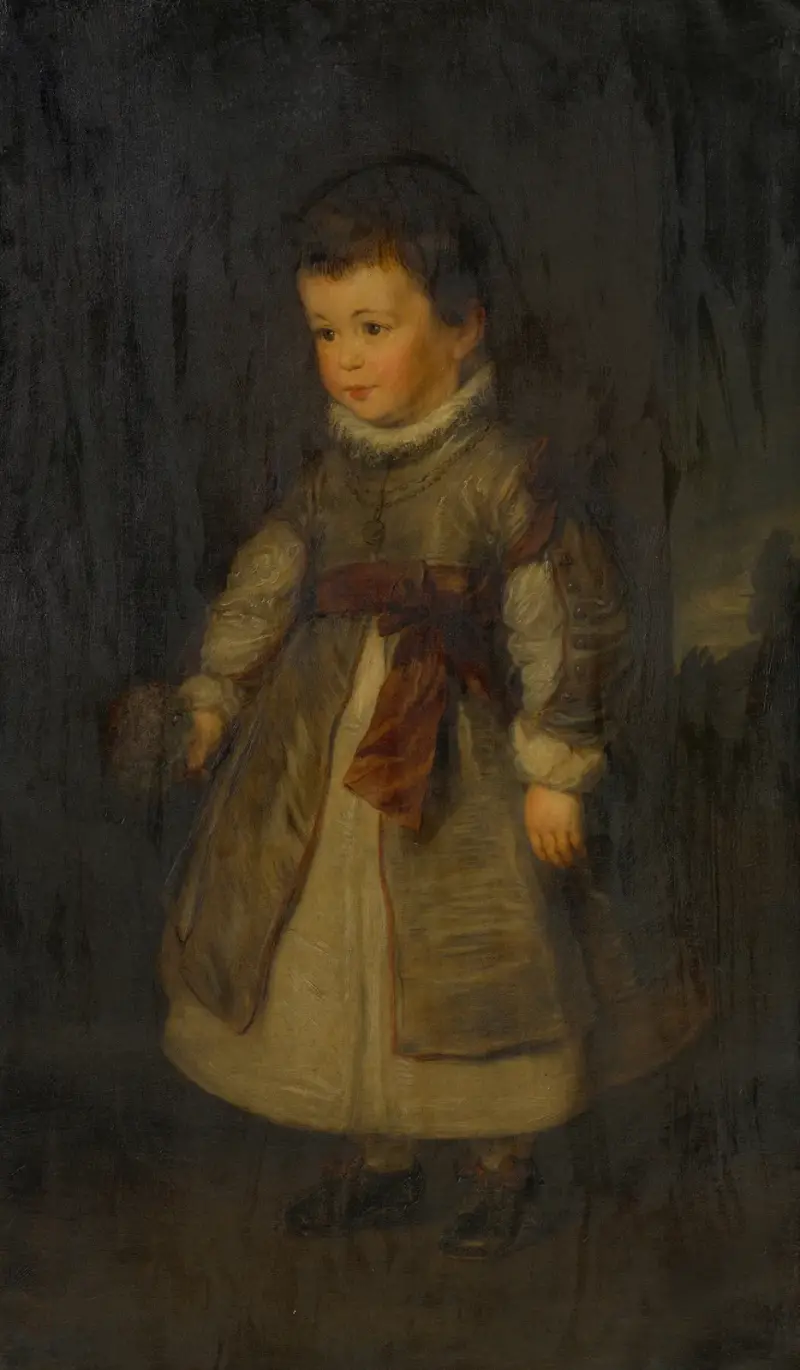Barnporträtt (Hans Canons systerdotter) av Hans Canon