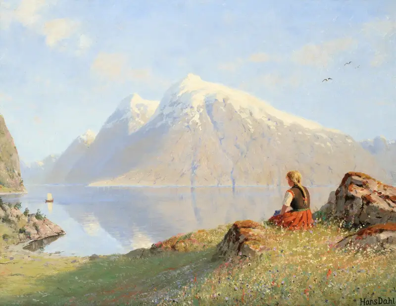 Summer in the fjords av Hans Dahl