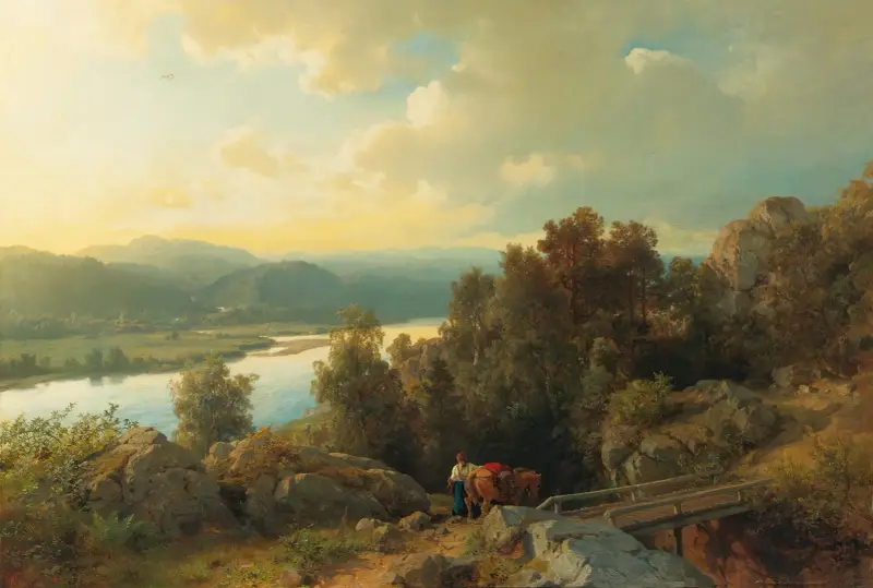 Krajina u jezera, Hans Gude