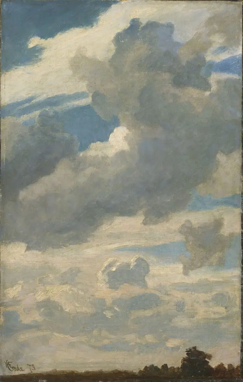 Luftstudie von Hans Gude