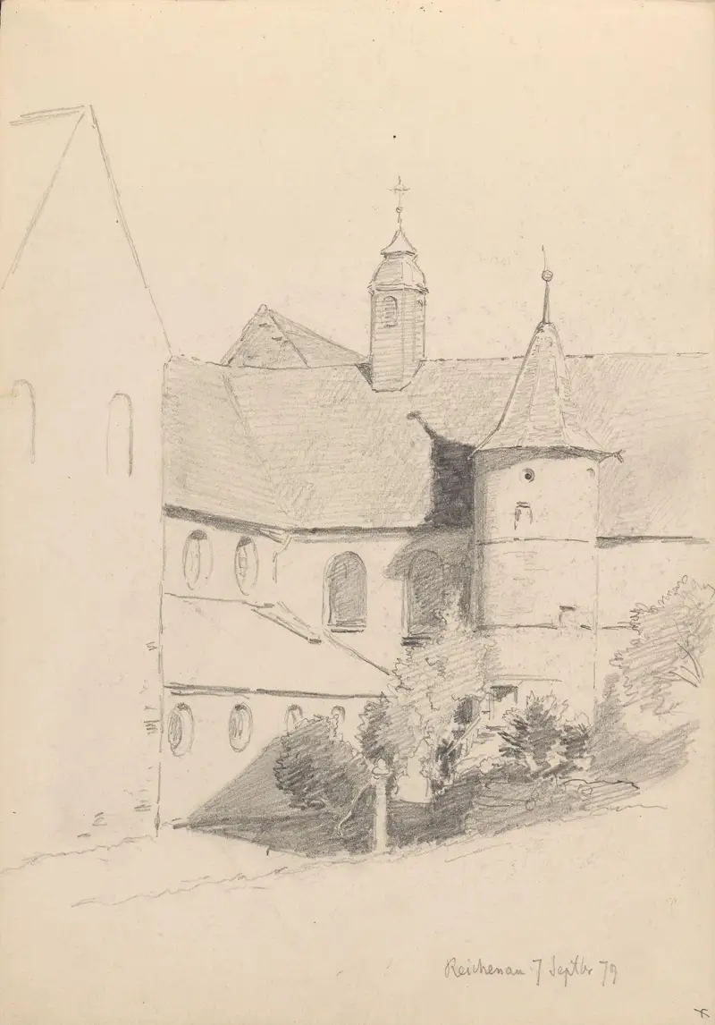 Borggård, Reichenau av Hans Gude